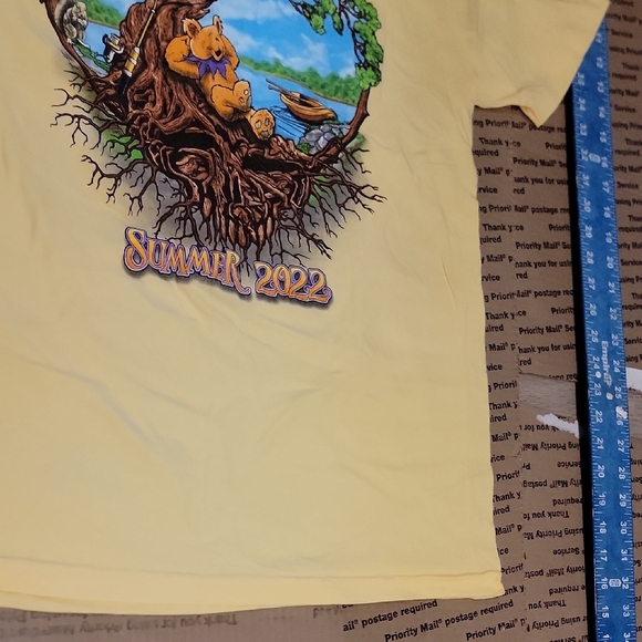 Next Level Grateful Dead Dead & Company Apparel Yellow Graphic Tee - Picture 6 of 13
